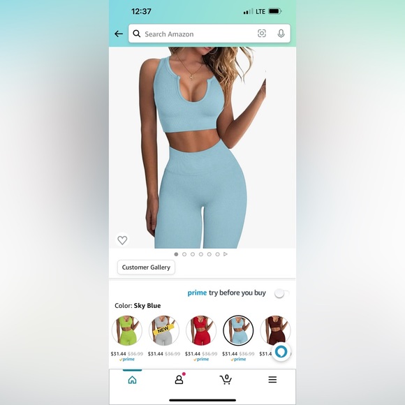 2 piece gym set - Picture 2 of 2